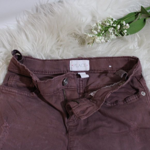 Children's Place Girls Distress Skinny Leggings - Picture 5 of 14